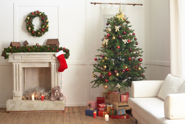 -その2 クリスマスツリーの足元は何で隠す？100均の箱や木の活用法！